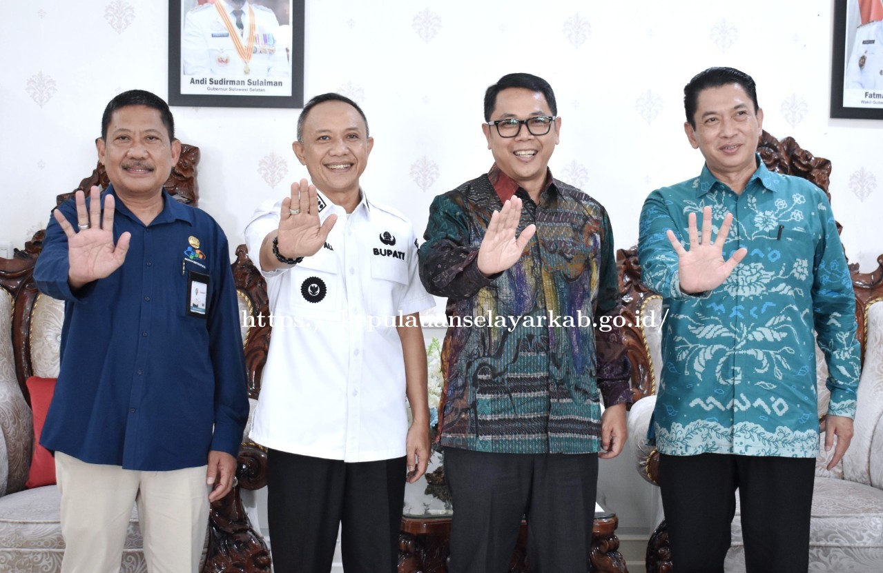 Inspektur Utama BPS RI dan Bupati Selayar Bahas Strategi Pembangunan Berbasis Data Akurat