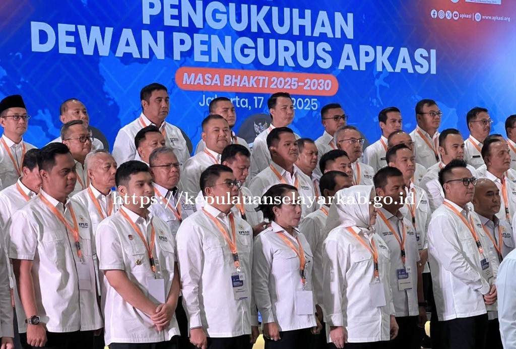 Bupati Kepulauan Selayar Hadiri Pengukuhan Pengurus APKASI 2025–2030, Tegaskan Komitmen Perkuat Sinergi Daerah